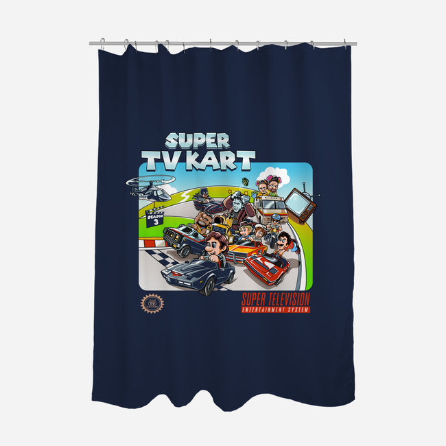 Super Tv Kart-none polyester shower curtain-goodidearyan