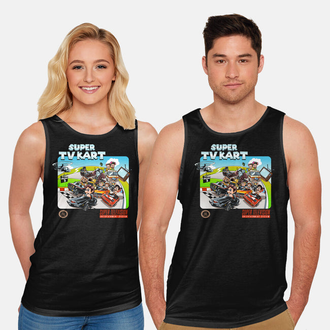 Super Tv Kart-unisex basic tank-goodidearyan