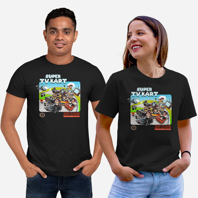 Super Tv Kart-unisex basic tee-goodidearyan