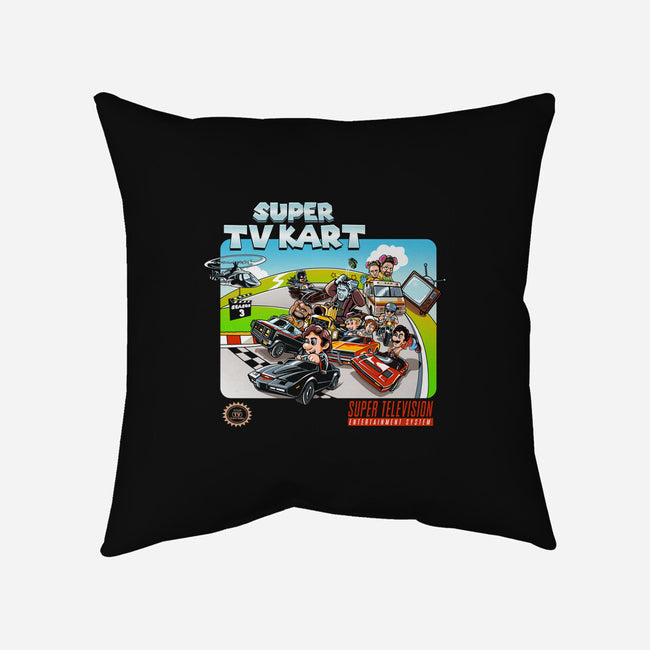 Super Tv Kart-none removable cover w insert throw pillow-goodidearyan