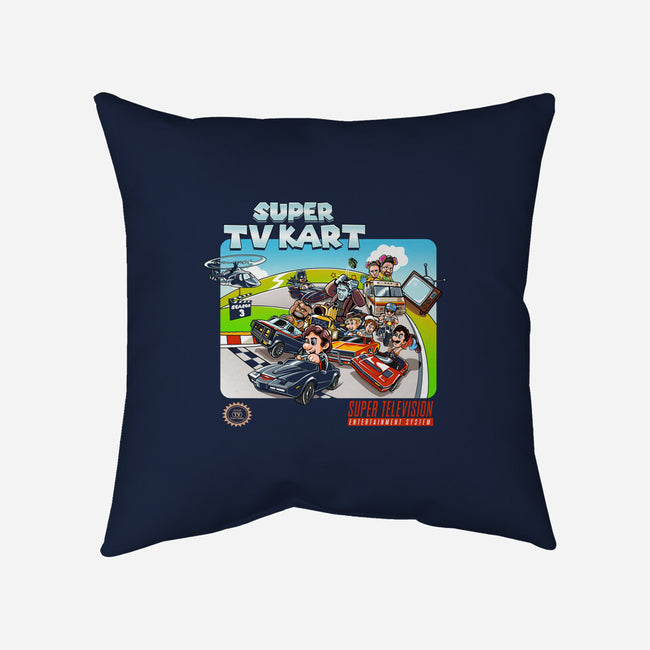 Super Tv Kart-none removable cover w insert throw pillow-goodidearyan