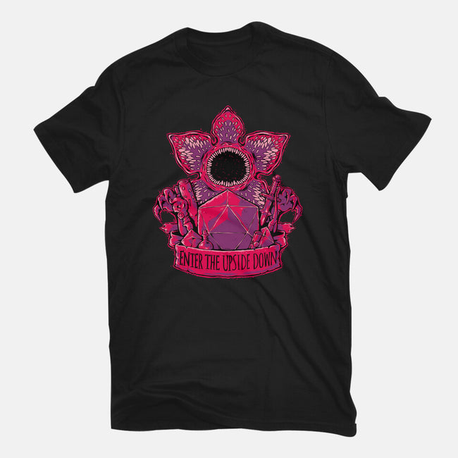 Enter The Upside Down-womens fitted tee-xMorfina