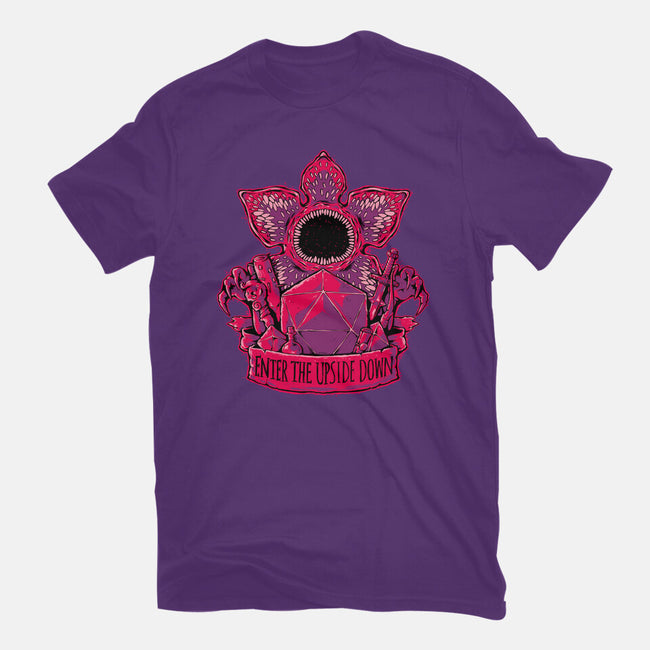Enter The Upside Down-womens fitted tee-xMorfina