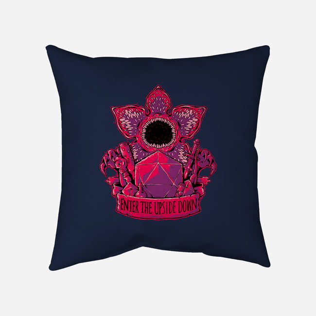 Enter The Upside Down-none removable cover w insert throw pillow-xMorfina