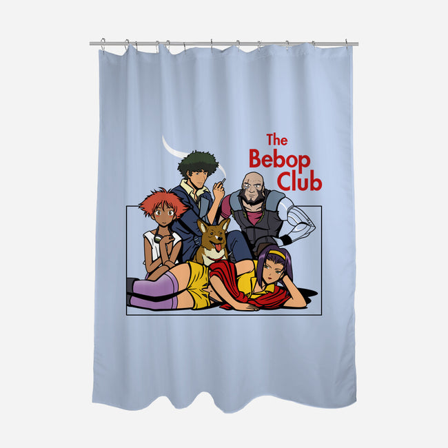 Bebop Club-none polyester shower curtain-Boggs Nicolas
