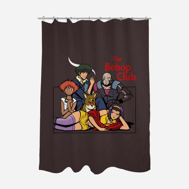 Bebop Club-none polyester shower curtain-Boggs Nicolas