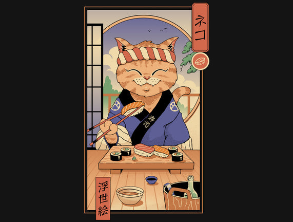 Sushi Cat In Edo