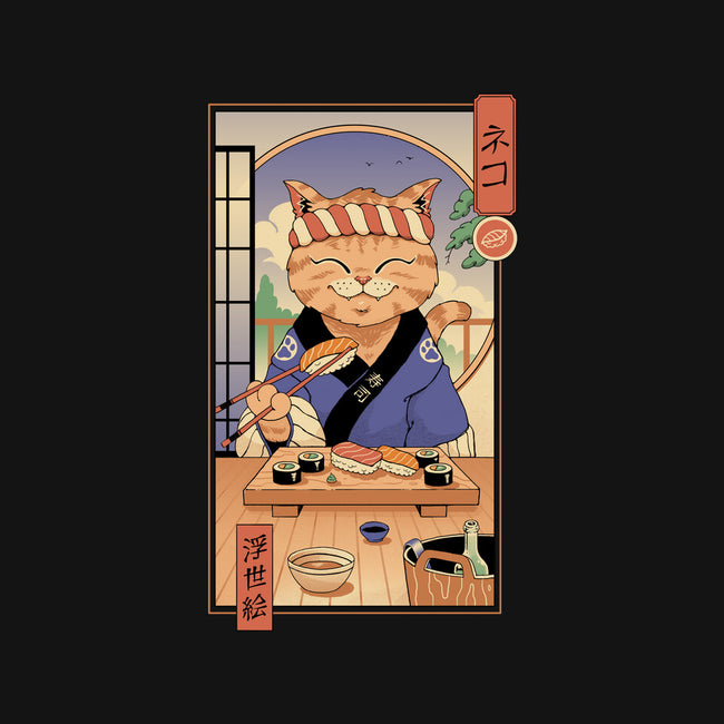 Sushi Cat In Edo-unisex pullover sweatshirt-vp021