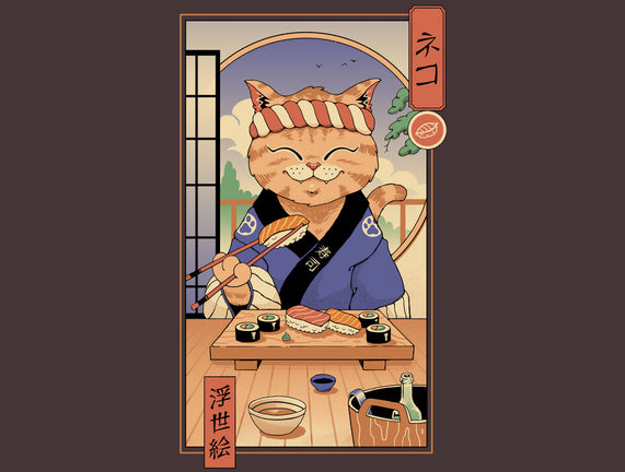 Sushi Cat In Edo