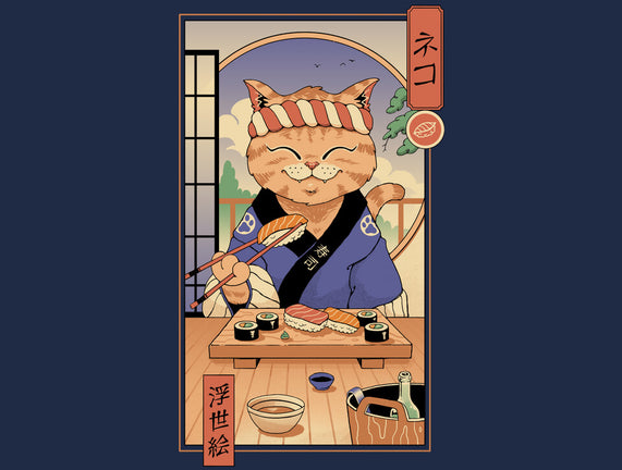 Sushi Cat In Edo