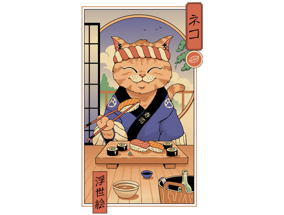 Sushi Cat In Edo