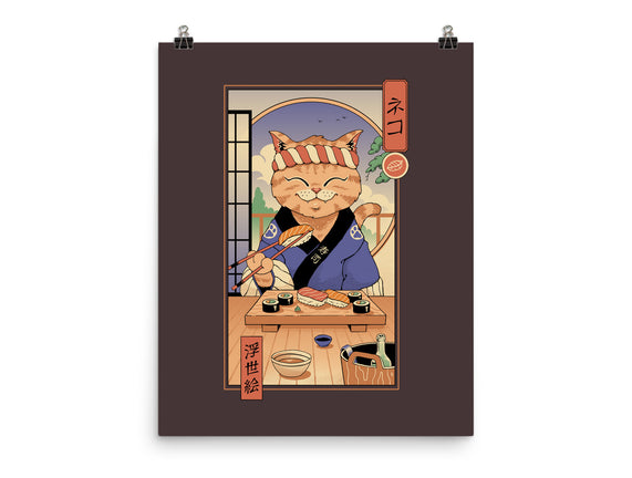 Sushi Cat In Edo