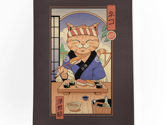 Sushi Cat In Edo