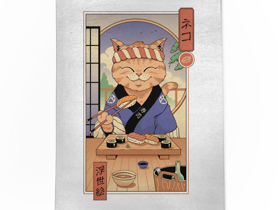 Sushi Cat In Edo