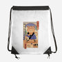 Sushi Cat In Edo-none drawstring bag-vp021
