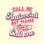 Call Me Antisocial-unisex kitchen apron-tobefonseca
