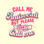 Call Me Antisocial-none stretched canvas-tobefonseca