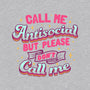 Call Me Antisocial-dog basic pet tank-tobefonseca