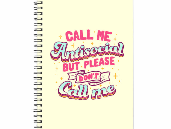 Call Me Antisocial