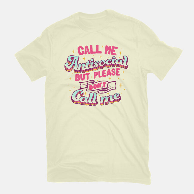 Call Me Antisocial-mens basic tee-tobefonseca
