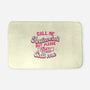 Call Me Antisocial-none memory foam bath mat-tobefonseca