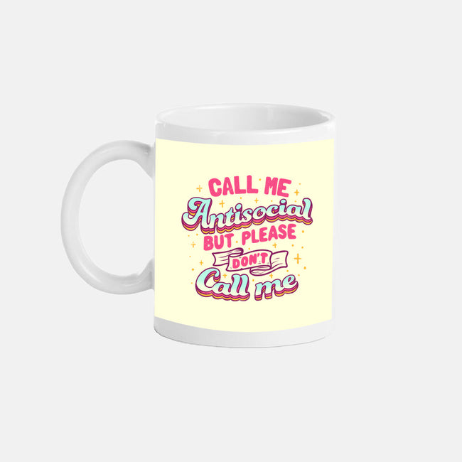 Call Me Antisocial-none mug drinkware-tobefonseca