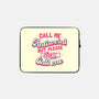 Call Me Antisocial-none zippered laptop sleeve-tobefonseca