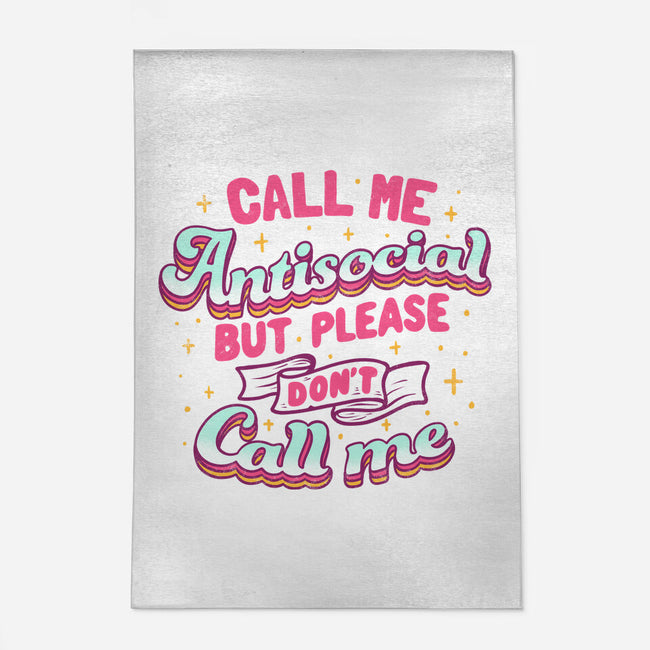 Call Me Antisocial-none indoor rug-tobefonseca