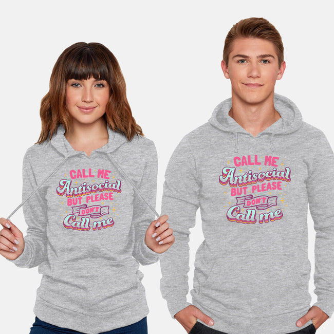 Call Me Antisocial-unisex pullover sweatshirt-tobefonseca