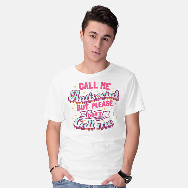 Call Me Antisocial-mens basic tee-tobefonseca