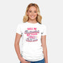 Call Me Antisocial-womens fitted tee-tobefonseca