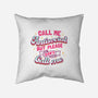 Call Me Antisocial-none removable cover w insert throw pillow-tobefonseca