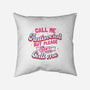 Call Me Antisocial-none removable cover throw pillow-tobefonseca