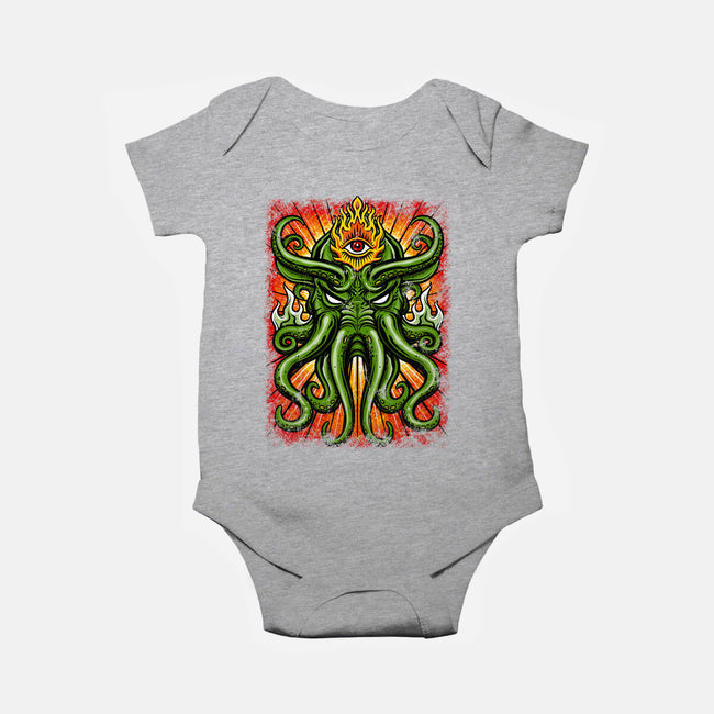 House Of Cthulhu-baby basic onesie-drbutler