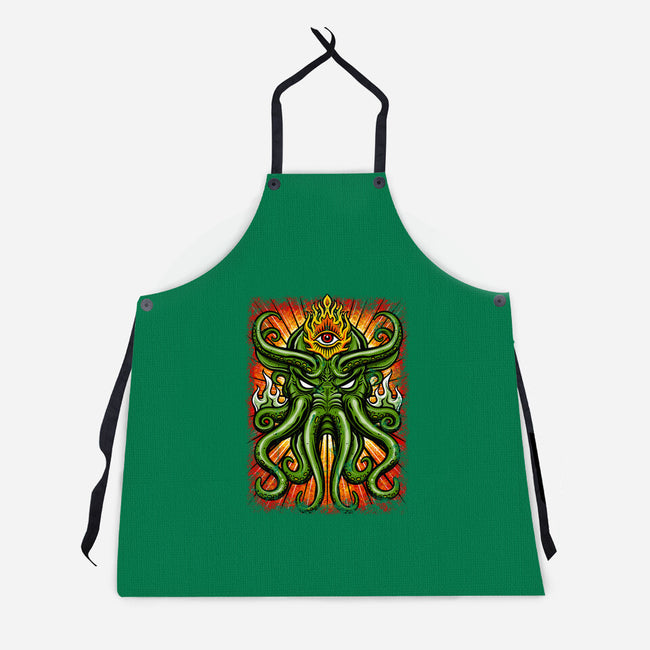 House Of Cthulhu-unisex kitchen apron-drbutler