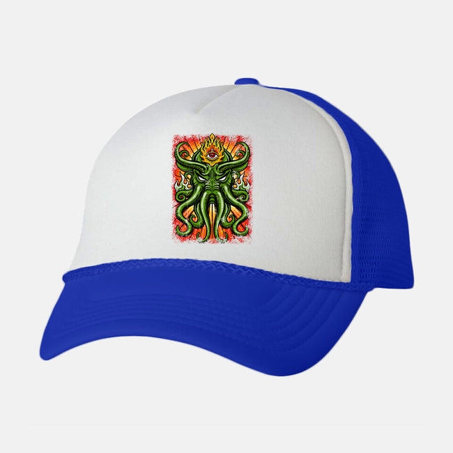 House Of Cthulhu-unisex trucker hat-drbutler