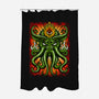 House Of Cthulhu-none polyester shower curtain-drbutler