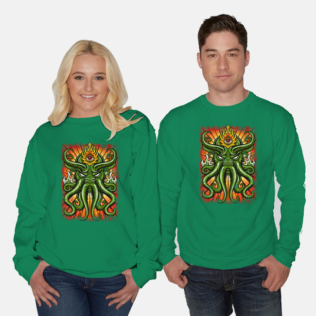 House Of Cthulhu-unisex crew neck sweatshirt-drbutler