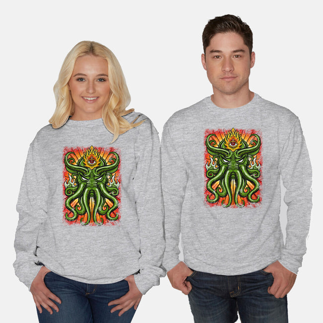 House Of Cthulhu-unisex crew neck sweatshirt-drbutler