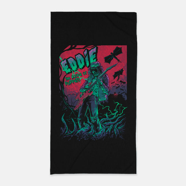 The Master Of Puppets-none beach towel-Gleydson Barboza