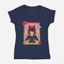 The Witch Tarot-womens v-neck tee-yumie