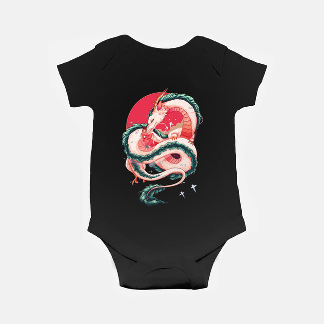 Dragon Love-baby basic onesie-Bellades