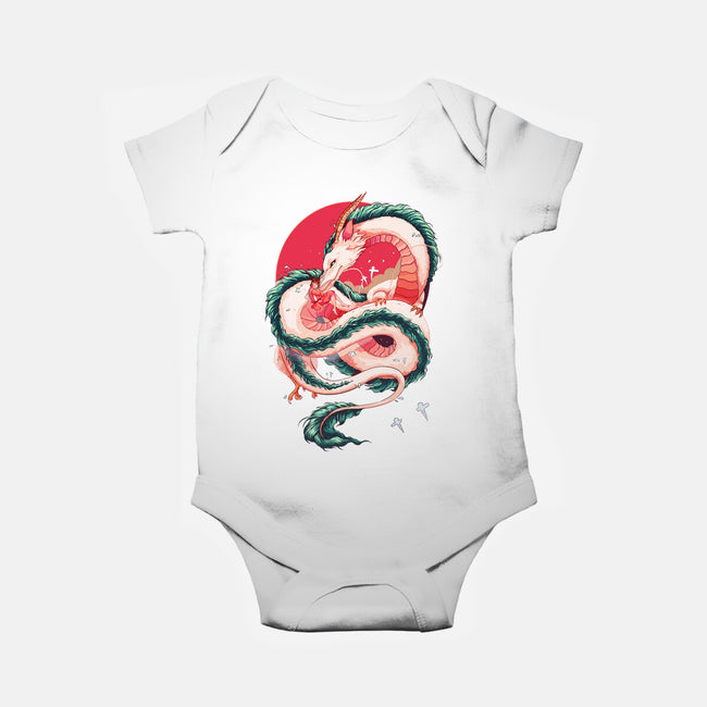 Dragon Love-baby basic onesie-Bellades