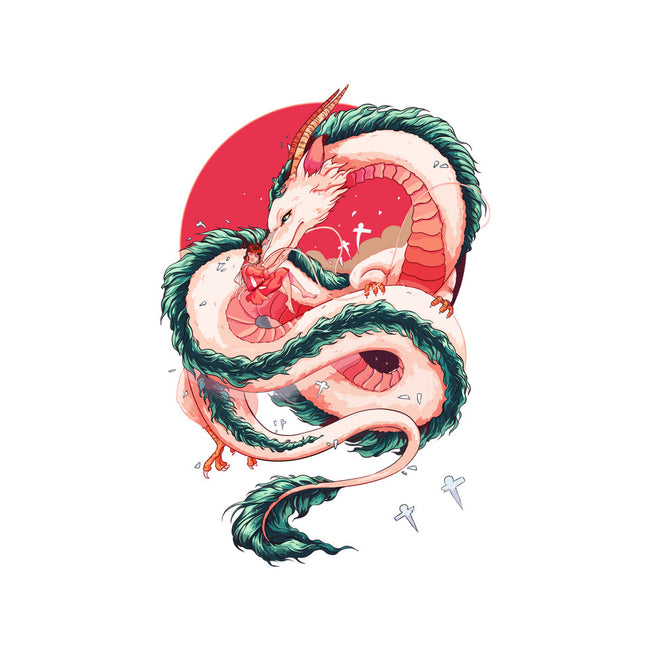 Dragon Love-none drawstring bag-Bellades