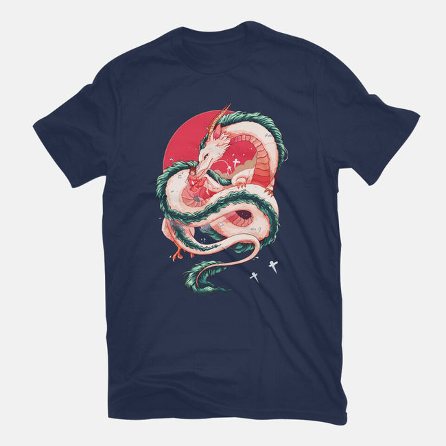 Dragon Love-womens basic tee-Bellades