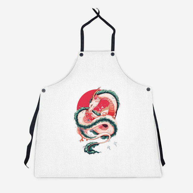 Dragon Love-unisex kitchen apron-Bellades