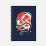 Dragon Love-none dot grid notebook-Bellades