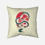 Dragon Love-none removable cover throw pillow-Bellades
