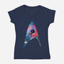 Boldly-womens v-neck tee-kharmazero