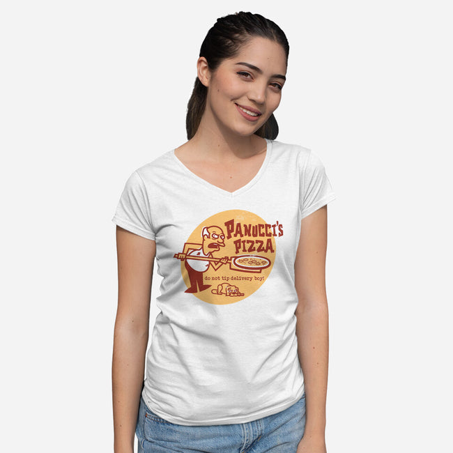 Panucci's-womens v-neck tee-se7te